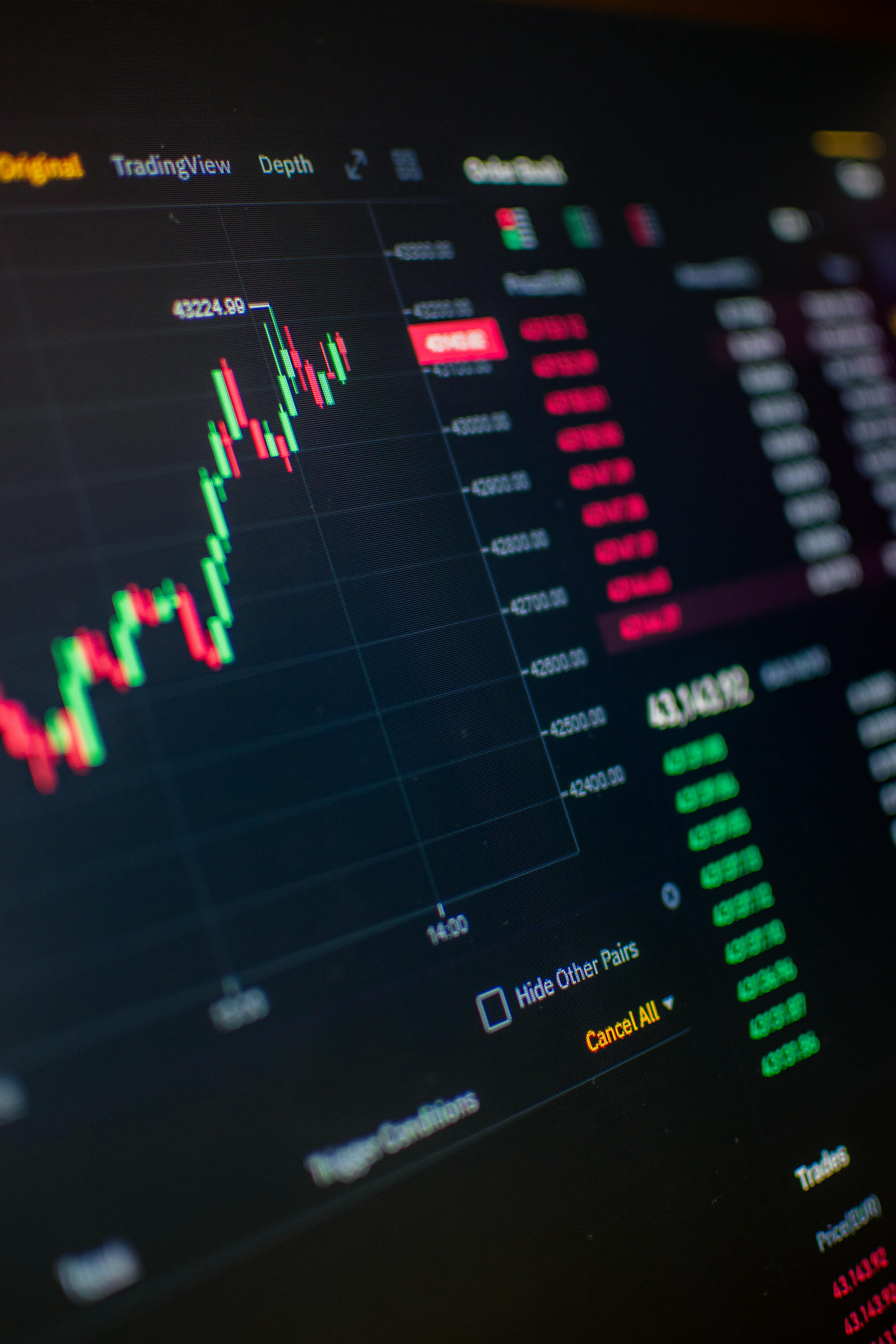 Dynamic stock market visualization